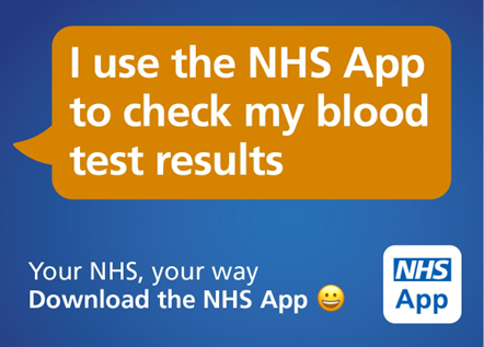 NHS App test results